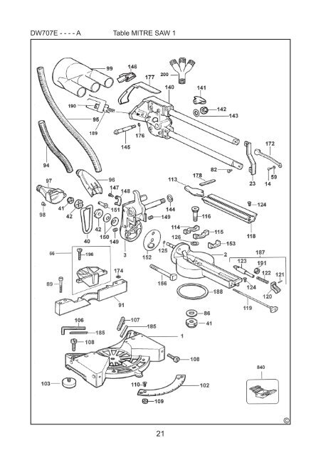 DW701 DW707 - Dewalt