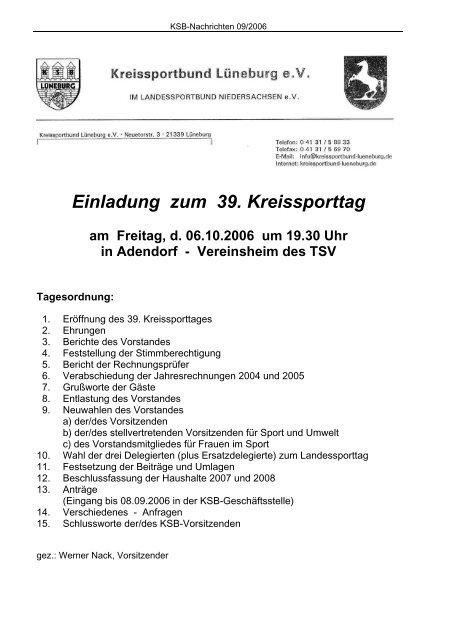 Kreissportbund Lüneburg e.V.