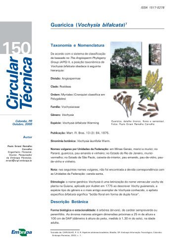 Download documento formato PDF - Embrapa Florestas