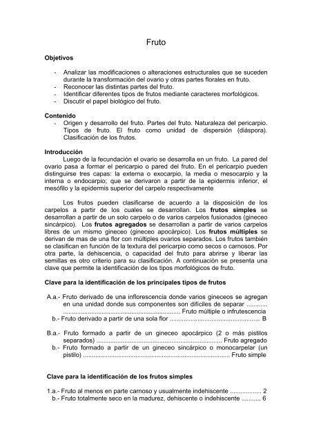 Fruto Facultad De Ciencias Ucv