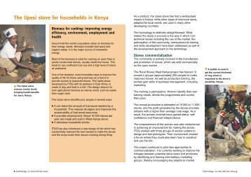 The Upesi stove for households in Kenya - Practical Action