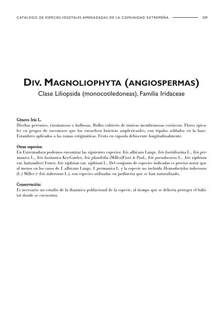 angiospermas - Extremambiente.es
