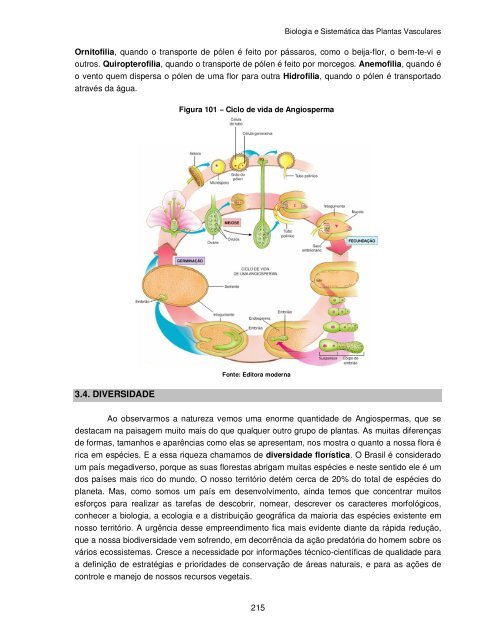 Biologia e Sistemática das Plantas Vasculares - UFPB Virtual