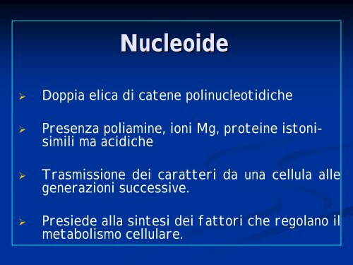 La cellula batterica