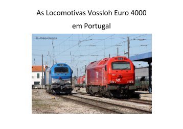 As Locomotivas Vossloh Euro 4000 em Portugal - Portugal Ferroviário