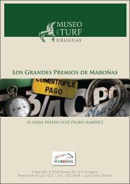 LOS GRANdES PREMiOS dE MAROñAS - Museo del Turf