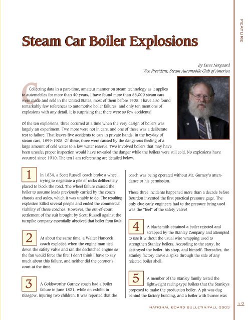 bulletin - The National Board of Boiler and Pressure Vessel Inspectors