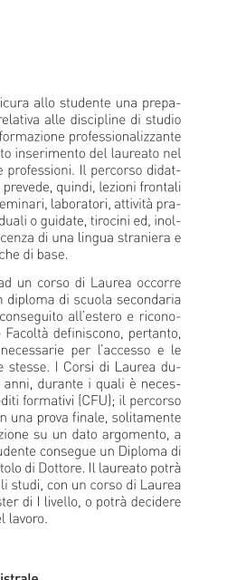 Guida all'offerta formativa e ai servizi per gli studenti_2009/2010