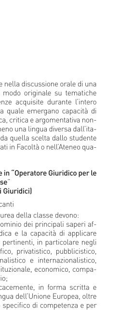 Guida all'offerta formativa e ai servizi per gli studenti_2009/2010