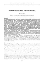 Mulini idraulici in Sardegna. La ricerca cartografica - Attiasita.It