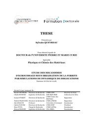 Ph.D. thesis, Univ. Pierre et Marie Curie Paris, 2008. - Laboratoire d ...