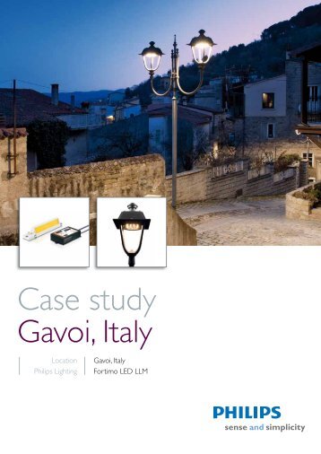 Download PDF 'Case study Gavoi, Italy' - Philips Lighting