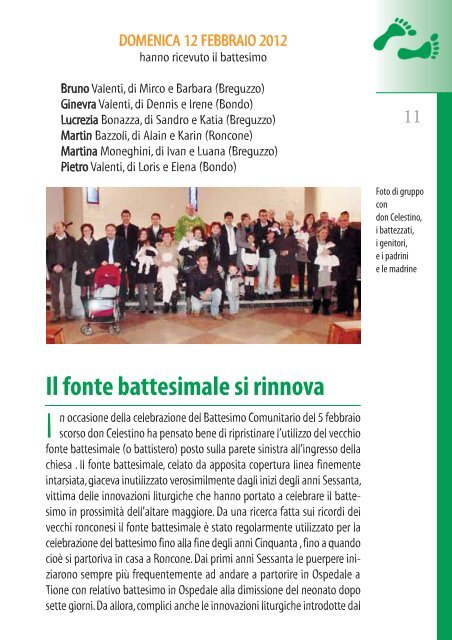 NOTIZIARIO PERIODICO DELLA COMUNITÀ CRISTIANA CHE ...