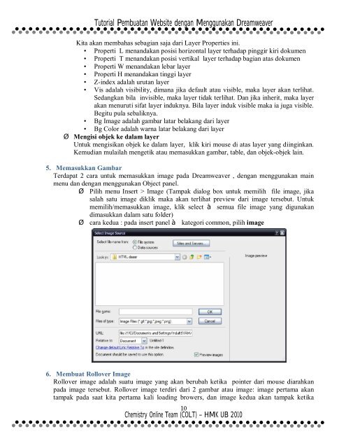 Tutorial Pembuatan Website dengan Menggunakan Dreamweaver