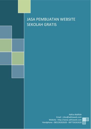 Download Proposal Pembuatan Website Sekolah Gratis