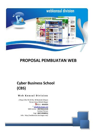 Proposal Pembuatan Website - Jasa Pembuatan Website Web ...