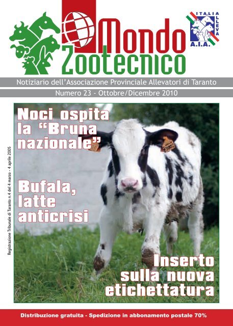 Inserto Sulla Nuova Etichettatura Bufala Latte Anticrisi