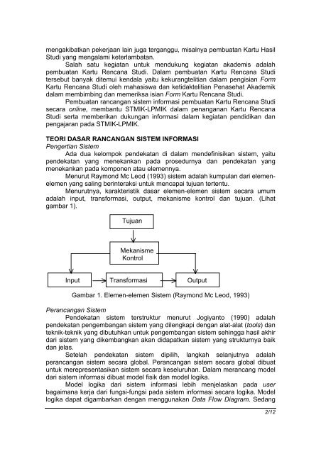 STUDI RANCANGAN SISTEM INFORMASI PEMBUATAN KARTU ...