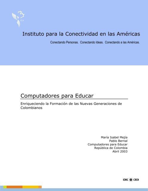 estudio de caso programa computadores para educar - CMSI