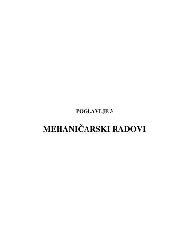 Mehanicarski radovi