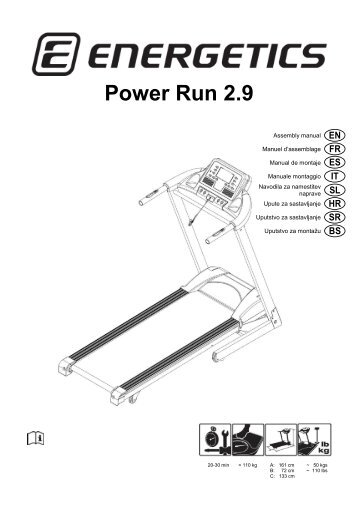 BS Power Run 2.9 - ENERGETICS Fitness - Home Training