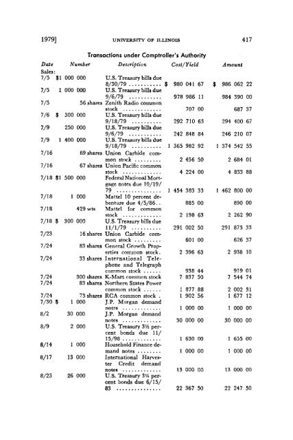 ILLINOIS - The University of Illinois Board of Trustees