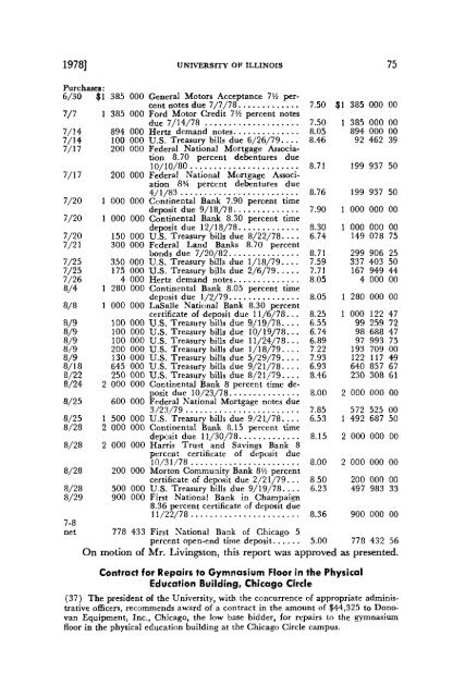 ILLINOIS - The University of Illinois Board of Trustees