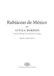 Rubiáceas de México - Akadémiai Kiadó