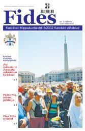 Katolinen hiippakuntalehti 8/2002 Katolskt stiftsblad