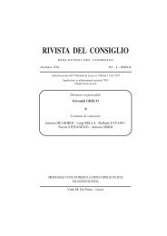 RIVISTA DEL CONSIGLIO - Ordine degli Avvocati di Lecce