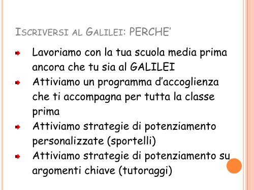 Iscriversi al GALILEI.pdf - Liceo Scientifico Galileo Galilei - Trieste