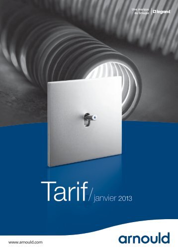 Tarif Arnould janvier 2013