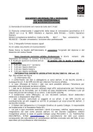 DOMANDA DI CANCELLAZIONE - Collegio IPASVI di Parma