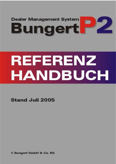 Bungert P2 Referenzhandbuch