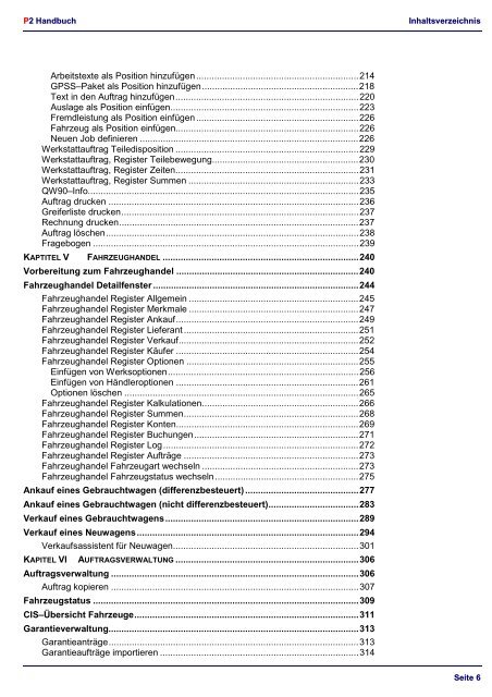 Bungert P2 Referenzhandbuch