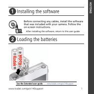 After installing the software, return to this user - Kodak