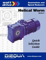 Inch - Helical Worm - Diequa Corporation