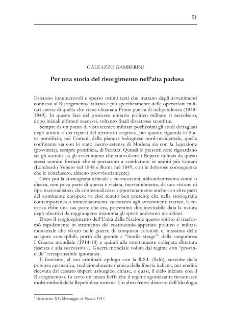 Rassegna Storica Crevalcorese - Dicembre 2011 - Comune di ...