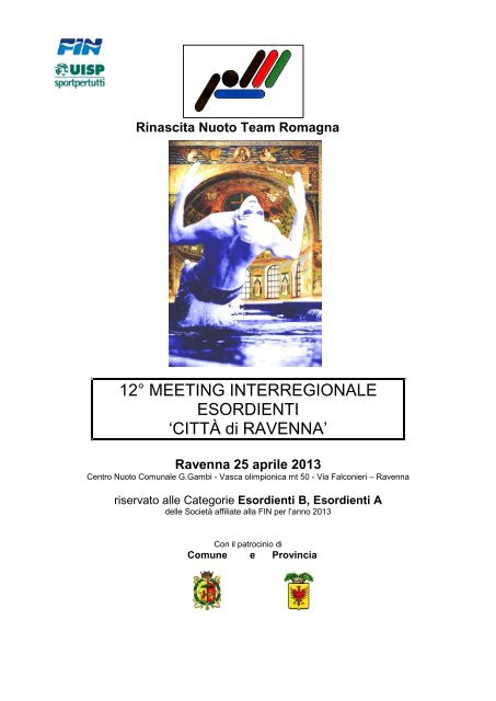 12° Meeting Città di Ravenna - Nuoto Lugo
