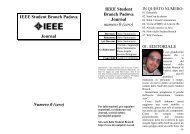 IEEE Student Branch Padova Journal numero 0 (zero) 01 ...