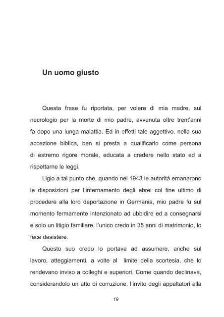 Il racconto di un catturando - Istituto per la storia della Resistenza e ...