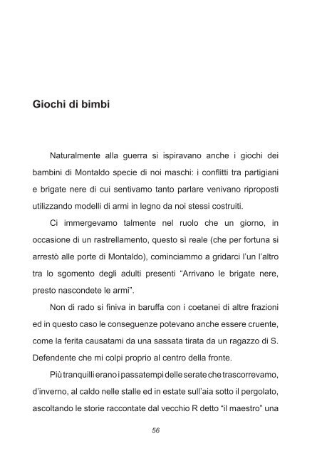 Il racconto di un catturando - Istituto per la storia della Resistenza e ...