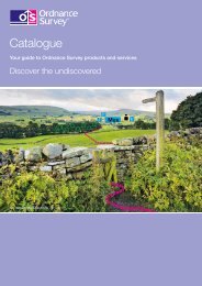 ordnance survey products and services catalogue