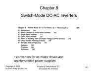 Chapter 8 Switch-Mode DC-AC Inverters