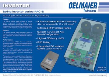 Oelmaier Inverters Australia.pdf - eco-Kinetics