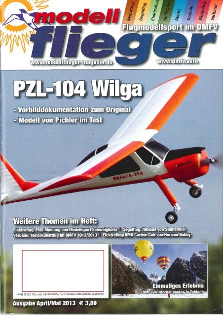 Modellflieger DMFV-Verbandsmagazin - Modellballone.de