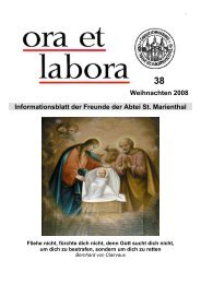 ora et labora-2008-3 - Kloster St. Marienthal