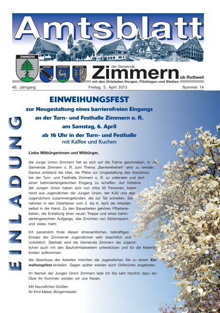 Amtsblatt KW 14 - Zimmern ob Rottweil