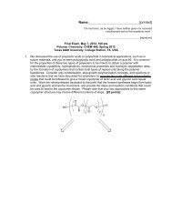 Exam Final CHEM 466 120507 - Texas A&M University