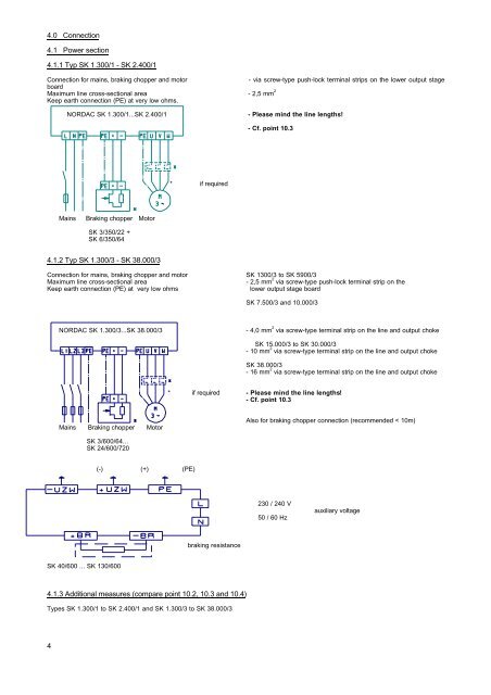 OPERATING INSTRUCTIONS NORDAC Frequency Inverters